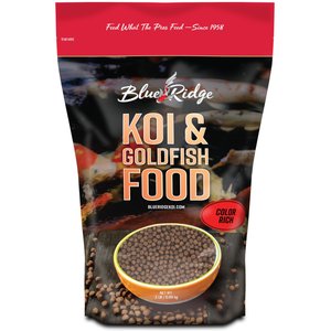 Blue Ridge Koi & Goldfish Color Rich Formula Koi & Goldfish Food, 2-lb bag