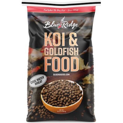 Blue Ridge Koi & Goldfish Blue Ridge Koi & Goldfish Cool Water Wheat Formula Koi & Goldfish Food, 25-lb bag