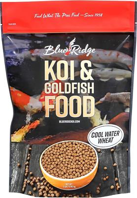 Show full view: Blue Ridge Koi & Goldfish Cool Water Wheat Formula Koi & Goldfish Food, 2-lb bag slide 9 of 10