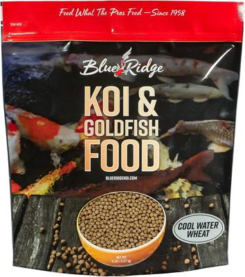 Show full view: Blue Ridge Koi & Goldfish Cool Water Wheat Formula Koi & Goldfish Food, 5-lb bag slide 9 of 10
