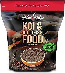 Blue Ridge Koi & Goldfish Large Pellet Growth Formula Koi & Goldfish Food, 5-lb bag