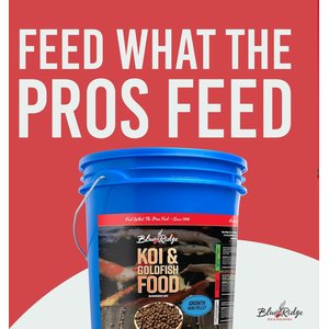 Blue Ridge Koi & Goldfish Mini Pellet Growth Formula Koi & Goldfish Food, 14-lb bucket