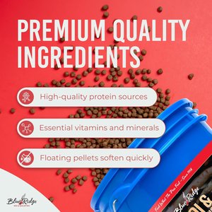 Blue Ridge Koi & Goldfish Mini Pellet Growth Formula Koi & Goldfish Food, 14-lb bucket