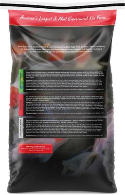 Show full view: Blue Ridge Koi & Goldfish Mini Pellet Growth Formula Koi & Goldfish Food, 25-lb bag slide 2 of 9
