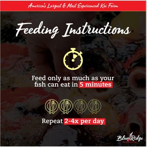 Blue Ridge Koi & Goldfish Mini Pellet Growth Formula Koi & Goldfish Food, 2-lb bag