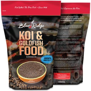 Blue Ridge Koi & Goldfish Mini Pellet Growth Formula Koi & Goldfish Food, 2-lb bag