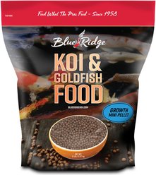 Blue Ridge Koi & Goldfish Mini Pellet Growth Formula Koi & Goldfish Food, 5-lb bag