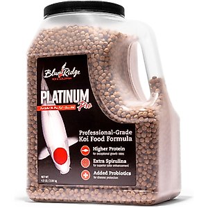 Blue Ridge Koi & Goldfish Platinum Pro Formula Koi & Goldfish Food, 4.5-lb bottle