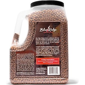 Blue Ridge Koi & Goldfish Platinum Pro Formula Koi & Goldfish Food, 4.5-lb bottle