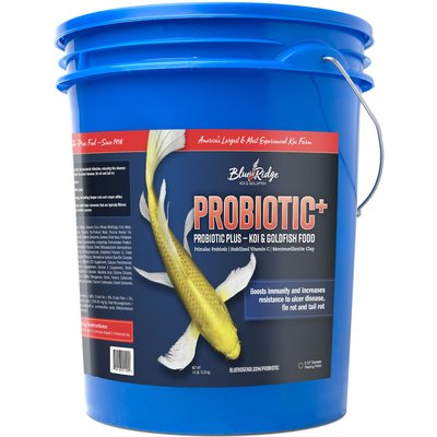 Blue Ridge Koi & Goldfish Blue Ridge Koi & Goldfish Probiotic Plus Formula Koi & Goldfish Food, 14-lb bucket
