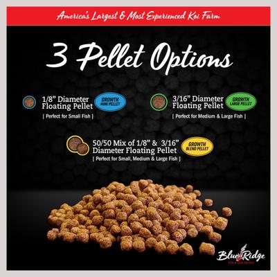 Show full view: Blue Ridge Koi & Goldfish Probiotic Plus Formula Koi & Goldfish Food, 14-lb bucket slide 6 of 9