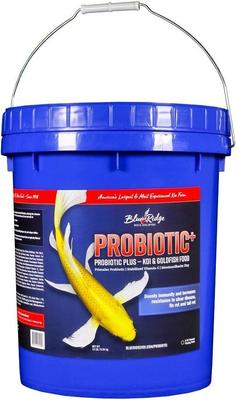 Show full view: Blue Ridge Koi & Goldfish Probiotic Plus Formula Koi & Goldfish Food, 14-lb bucket slide 7 of 9