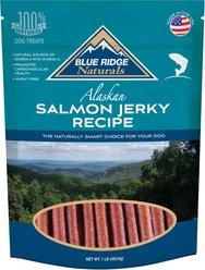 Blue Ridge Naturals Alaskan Salmon Jerky Dog Treats, 1-lb bag