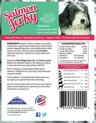 Blue Ridge Naturals Alaskan Salmon Jerky Dog Treats, 1-lb bag slide 2 of 5