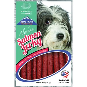 Blue Ridge Naturals Alaskan Salmon Jerky Dog Treats, 6-oz bag