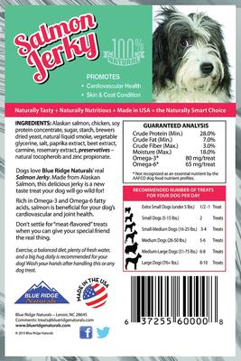 Show full view: Blue Ridge Naturals Alaskan Salmon Jerky Dog Treats, 6-oz bag slide 3 of 8