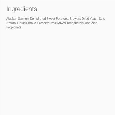 Show full view: Blue Ridge Naturals Alaskan Salmon & Sweet Tater Fillets Dog Treats, 5-oz bag slide 5 of 8