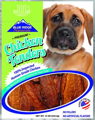 Show full view: Blue Ridge Naturals Chicken Tenders Dehydrated Dog Treats, 12-oz bag slide 1 of 8