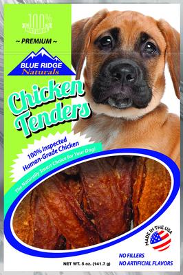 Show full view: Blue Ridge Naturals Chicken Tenders Dehydrated Dog Treats, 5-oz bag slide 1 of 8