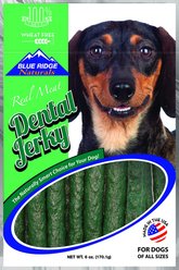 Blue Ridge Naturals Dental Jerky Dog Treats, 6-oz bag