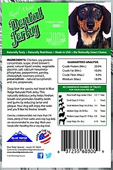 Blue Ridge Naturals Dental Jerky Dog Treats, 6-oz bag slide 2 of 5