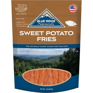 Blue Ridge Naturals Sweet Tater Fries Dehydrated Dog Treats, 1-lb bag