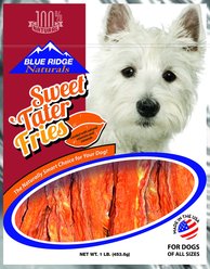 Blue Ridge Naturals Sweet Tater Fries Dehydrated Dog Treats, 1-lb bag