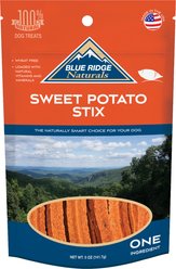 Blue Ridge Naturals Sweet Tater Jerky Stixs Dog Treats, 5-oz bag