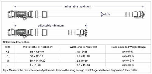 Show full view: Blueberry Pet 3M Multi-Colored Stripe Polyester Reflective Dog Collar, Pink & White, Medium: 14.5 to 20-in neck, 3/4-in wide slide 5 of 7