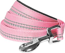 Blueberry Pet 3M Pastel Polyester Reflective Dog Leash, Baby Pink, Medium: 5-ft long, 3/4-in wide slide 2 of 5