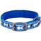 Show in main carousel: Blueberry Pet 3M Reflective Pattern Dog Collar, Palace Blue, Small: 9 to 12.5-in neck, 5/8-in wide slide 2 of 8