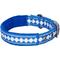 Show in main carousel: Blueberry Pet 3M Reflective Pattern Dog Collar, Palace Blue, Small: 9 to 12.5-in neck, 5/8-in wide slide 3 of 8