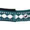 Show in main carousel: Blueberry Pet 3M Reflective Pattern Dog Collar, Teal Blue, Large: 17 to 20.5-in neck, 1-in wide slide 5 of 9
