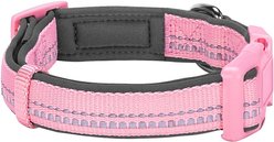 Blueberry Pet 3M Spring Pastel Polyester Reflective Dog Collar, Baby Pink, Small: 12 to 16-in neck, 5/8-in wide slide 2 of 7