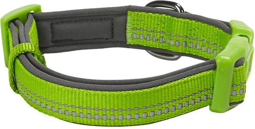 Show full view: Blueberry Pet 3M Spring Pastel Polyester Reflective Dog Collar, Pastel Green, Medium: 14.5 to 20-in neck, 3/4-in wide slide 2 of 8