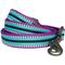 Show in main carousel: Blueberry Pet 3M Striped Polyester Reflective Dog Leash, Violet & Celeste, Medium: 5-ft long, 3/4-in wide slide 2 of 6