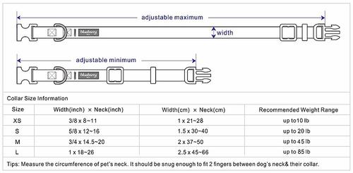Show full view: Blueberry Pet Artisan Crochet Inspired Endless Squares Personalized Dog Collar, Large: 18 to 26-in neck, 1-in wide slide 5 of 6