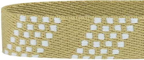 Show full view: Blueberry Pet Artisan Crochet Inspired Endless Squares Personalized Dog Collar, Medium: 14.5 to 20-in neck 3/4-in wide slide 4 of 6