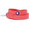 Show in main carousel: Blueberry Pet Back to Basics Polyester Reflective Dog Collar & Leash Set, Fiery Red, Medium: 14.5 to 20-in neck, 3/4-in wide slide 5 of 7