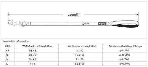 Show full view: Blueberry Pet Back to Basics Polyester Reflective Dog Collar & Leash Set, Fiery Red, Small: 12 to 16-in neck, 5/8-in wide slide 6 of 6