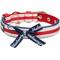 Show in main carousel: Blueberry Pet Bon Voyage Sea Lover Dog Collar, Horizontal Red Stripes, Large: 17 to 20.5-in neck slide 1 of 6