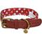 Show in main carousel: Blueberry Pet Braided Genuine Leather & Polyester Webbing Dog Collar, Red, Large: 18 to 22-in neck, 1-in wide slide 1 of 8