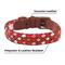 Show in main carousel: Blueberry Pet Braided Genuine Leather & Polyester Webbing Dog Collar, Red, Large: 18 to 22-in neck, 1-in wide slide 5 of 8