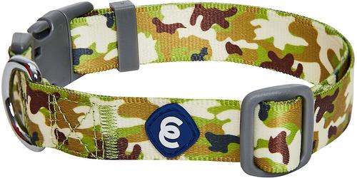 Show full view: Blueberry Pet Camouflage Personalized Dog Collar, Green, Medium: 14.5 to 20-in neck 3/4-in wide slide 4 of 7