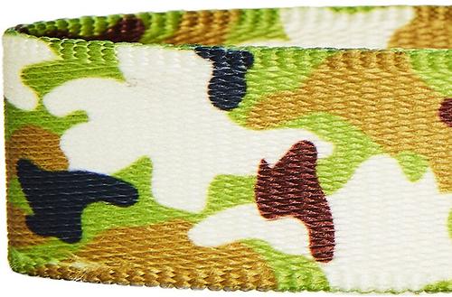 Show full view: Blueberry Pet Camouflage Personalized Dog Collar, Green, Medium: 14.5 to 20-in neck 3/4-in wide slide 5 of 7