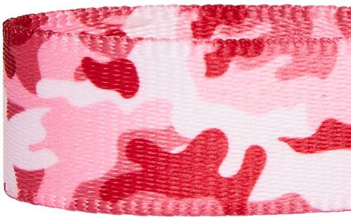 Show full view: Blueberry Pet Camouflage Personalized Dog Collar, Pink, Small: 12 to 16-in neck, 5/8-in wide slide 5 of 7