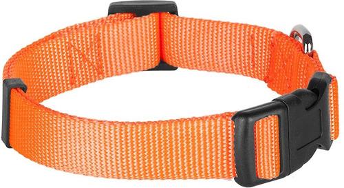 Show full view: Blueberry Pet Classic Solid Nylon Dog Collar, Florence Orange, Large: 18 to 26-in neck, 1-in wide slide 3 of 8