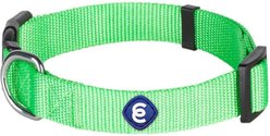 Blueberry Pet Classic Solid Nylon Dog Collar, Neon Green, Large: 18 to 26-in neck, 1-in wide