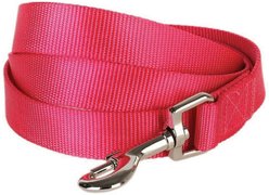 Blueberry Pet Classic Solid Nylon Dog Leash, French Pink, Medium: 5-ft long, 3/4-in wide