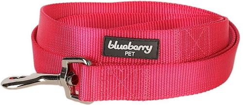 Show full view: Blueberry Pet Classic Solid Nylon Dog Leash, French Pink, Medium: 5-ft long, 3/4-in wide slide 2 of 6